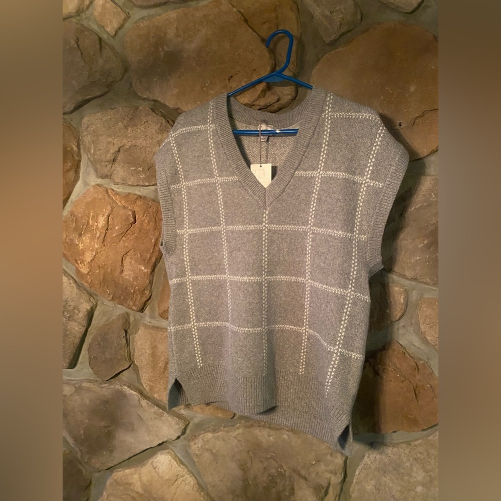 *SOLD* A New Day Grey Sweater Vest NWT